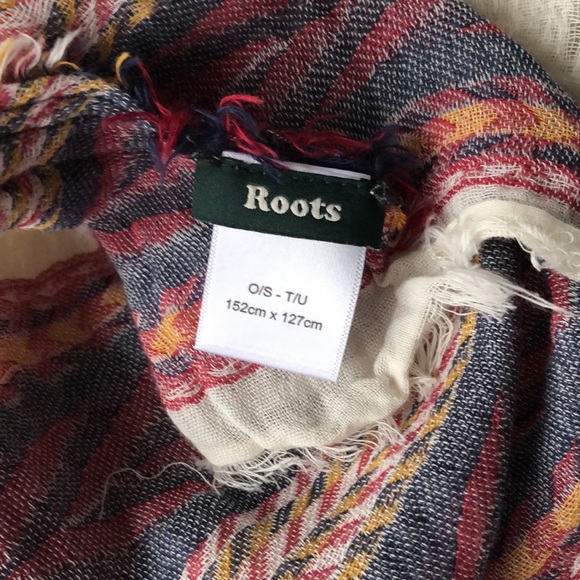 Roots Summerside scarf 100% cotton - Picture 2 of 6